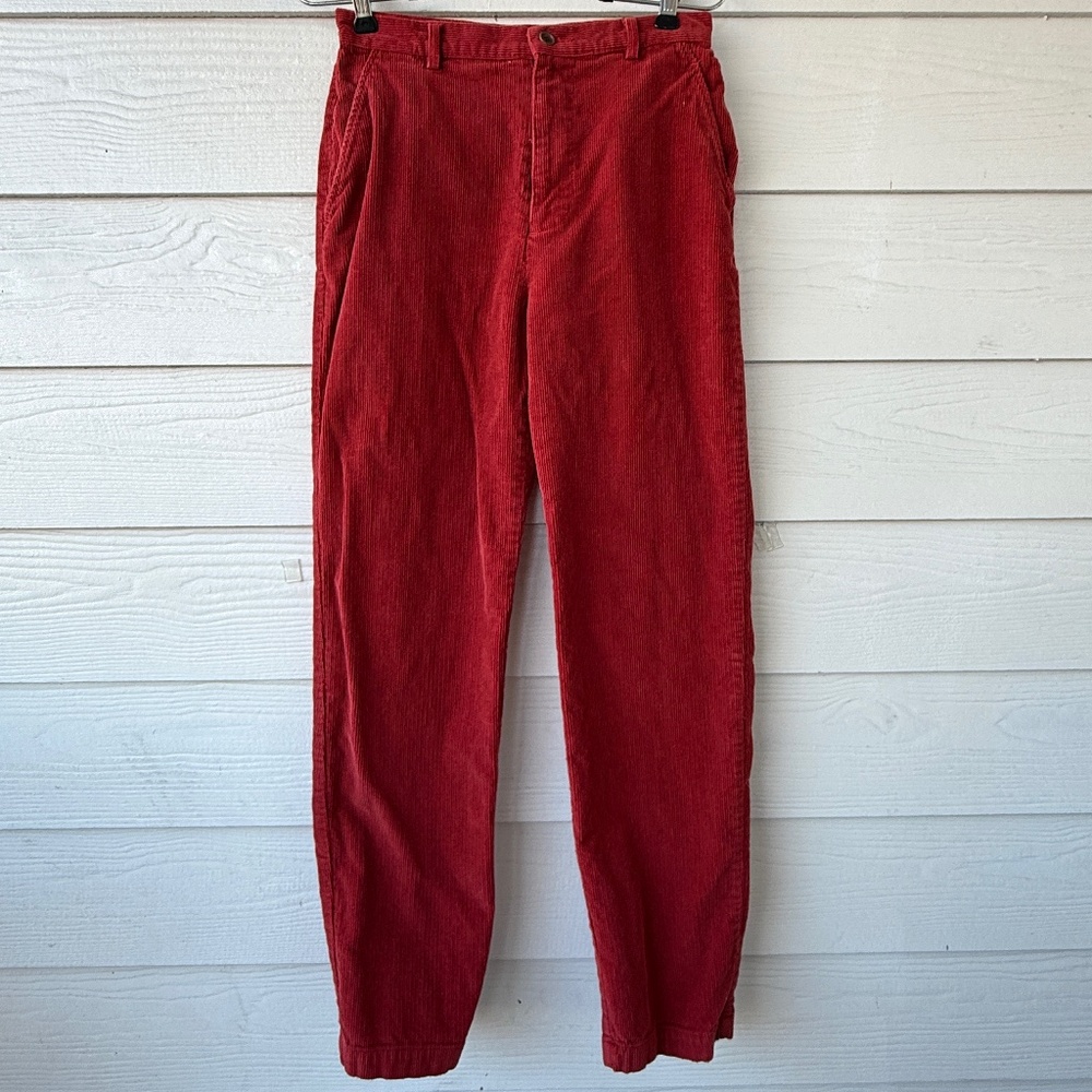 J.Crew | High-Waist Corduroy Pants | Women’s Size 4 | Red